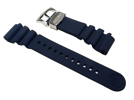 R*e様 SEIKO 純正ライトグレーシリコンラバーベルト取付幅22mmほぼ未使 R*e様 SEIKO 純正ライトグレーシリコンラバーベルト取付幅22mm