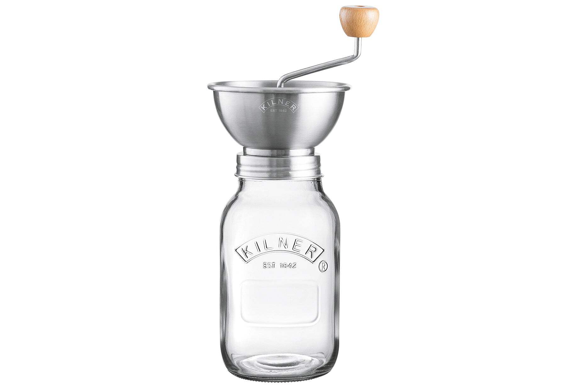 Kilner Sauce Press Jar Set With 1 Litre Preserve Storage Jar