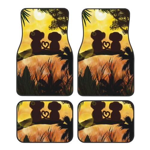 Tapis de voiture singe pour le confort des trajets quotidiens