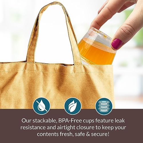 image for Reli. 4 oz Small Containers with Lids (250 Sets) | Jello Shot Cups wit