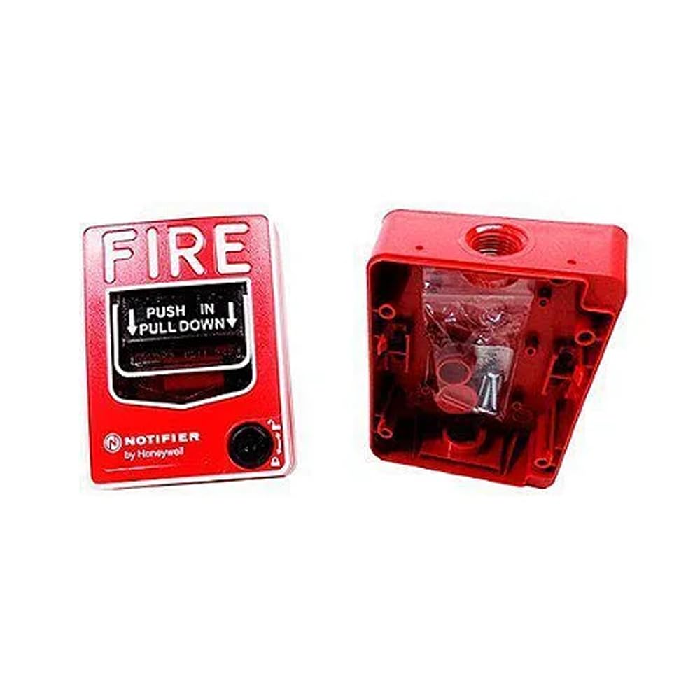 NBG-12LO Dual Action Pull Station for Outdoor Use, Red