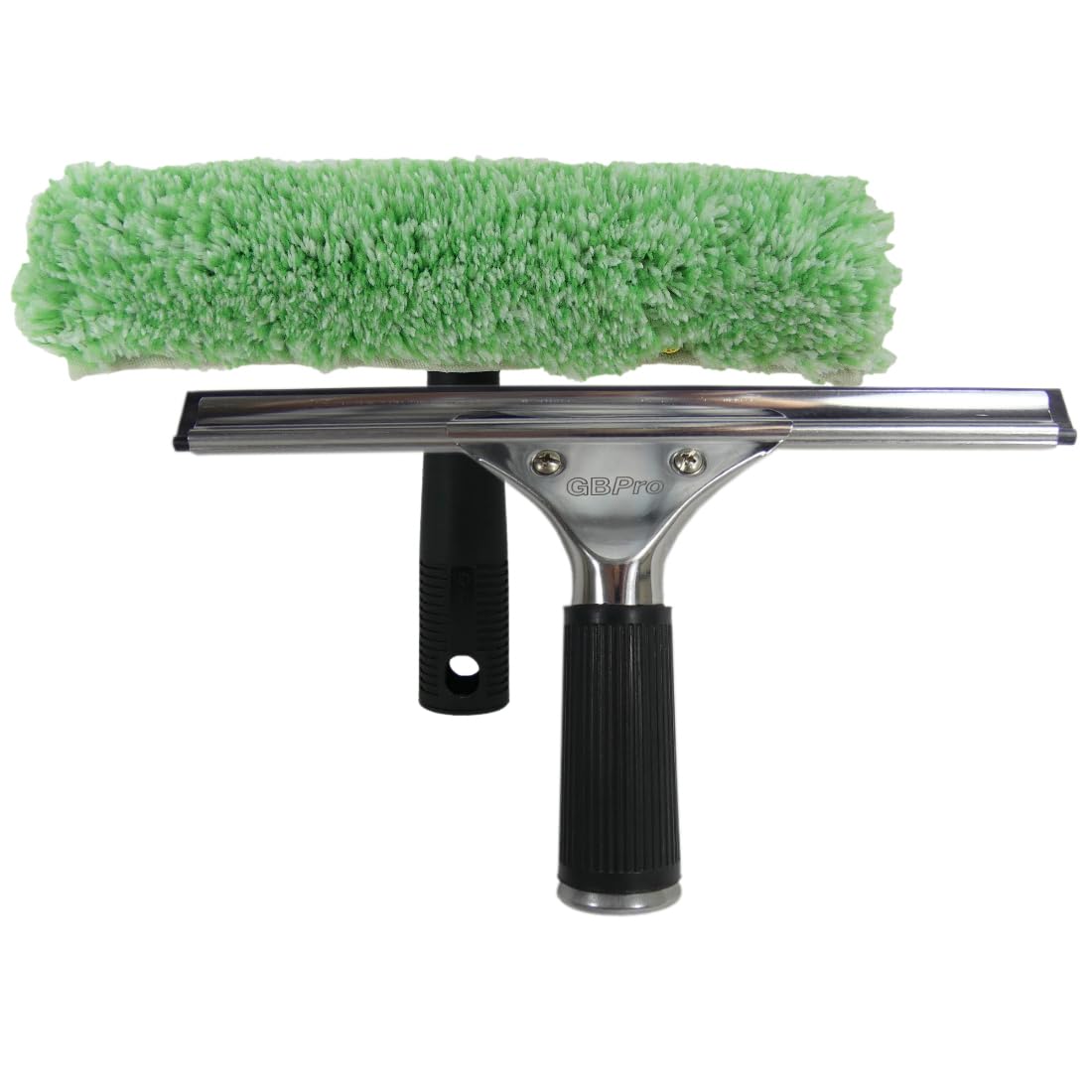 Gbpro Professional Window Squeegee Stainless Wiper 25Cm/10Inch +T Bar +Glass Micro Wash SleeveWindow Cleaning Equipment Set from B&Q