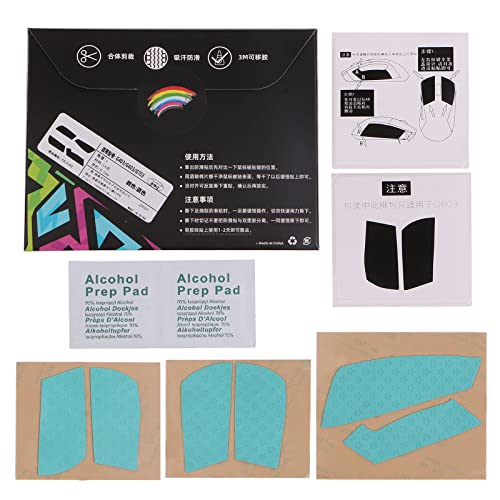 Watreketal Patines antideslizantes para ratones G403, G603, G703, diseño adhesivo, cinta de agarre antideslizante