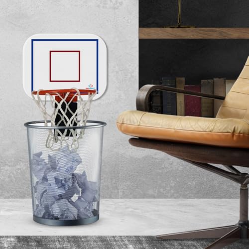 Mad Monkey Basketballkorb Mülleimer - Lustiger Papierkorb für Jugendzimmer oder Büro - Basketball Mülleimer mit Sound - Perfektes Gadget für Basketball Fans