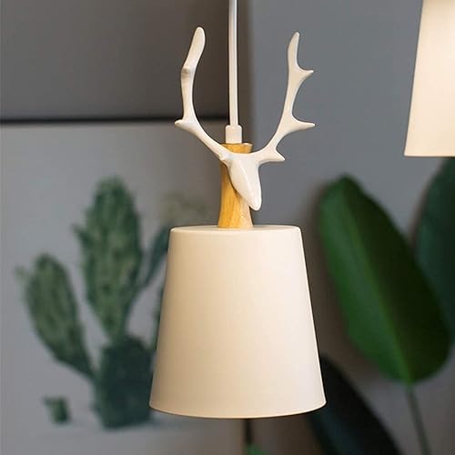 Miniatura 3 de Chandeliers, Modernchandelier,Metal Shade Andmal and Tables Christmas Decoration Lighting, Wrought Iron Light 3 Bulbs Light for Children's Bedrooms,