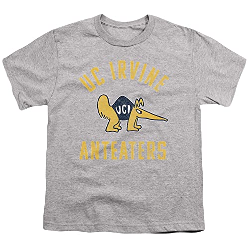 University of California, Irvine Official Anteaters Logo Unisex Youth T Shirt,Athletic Heather, Medium