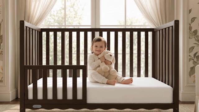 Amazon.com : Dream On Me Synergy Wave 5-in-1 Convertible Crib
