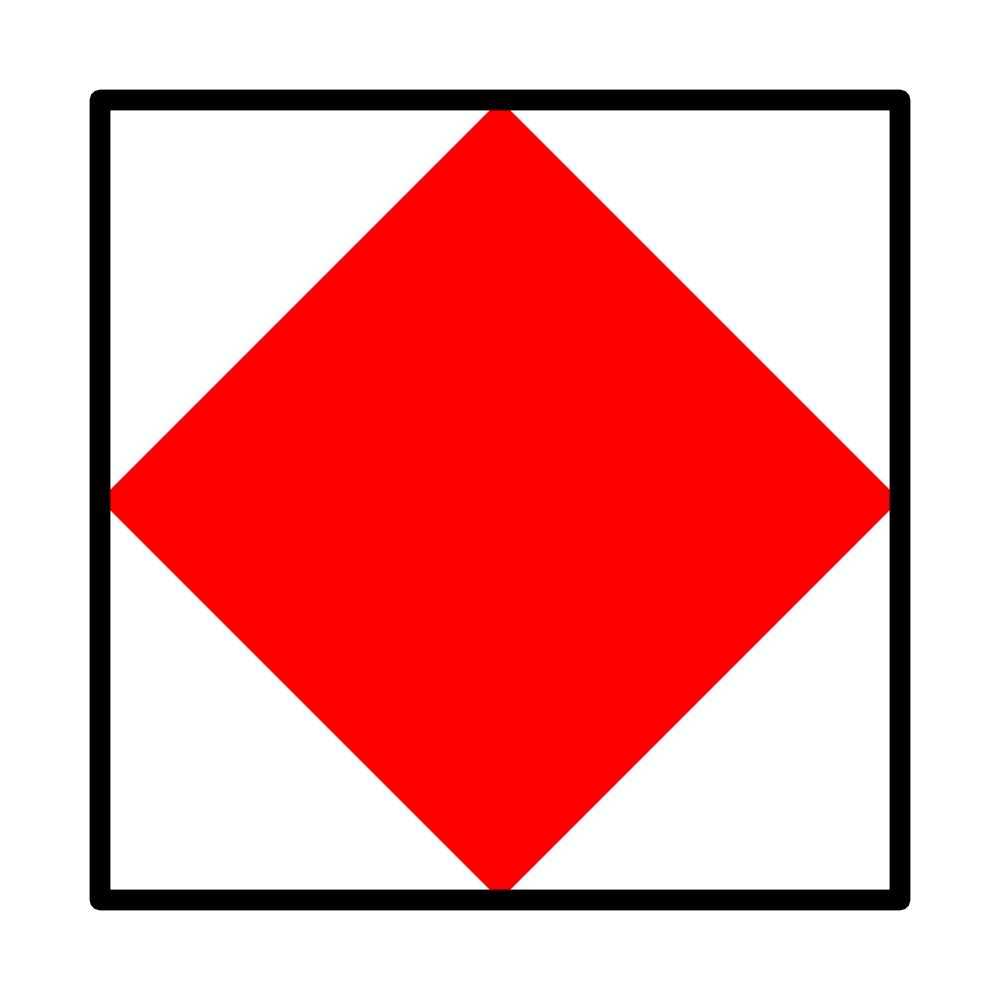 Drapeau Large Foxtrot pour animer vos événements et rassemblements nautiques