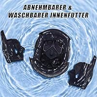 Motorradhelm Integralhelme für Erwachsene, ECE 22.06-zertifizierter – Ansicht 8