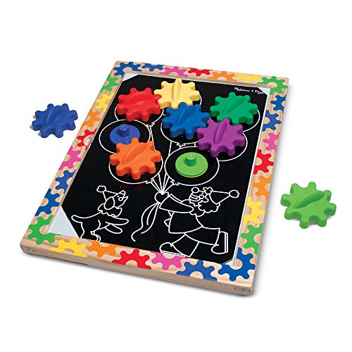 Melissa & Doug Switch & Spin Magnetic Gear Board