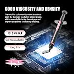 TG-25 Thermal Paste, 13.8W/m-K High Thermal Conductivity, Non-Conductive CPU/GPU Thermal Grease for Desktop, Laptop, Server, 5+ Year Longevity, 2g Syringe with Spatula - Image 4