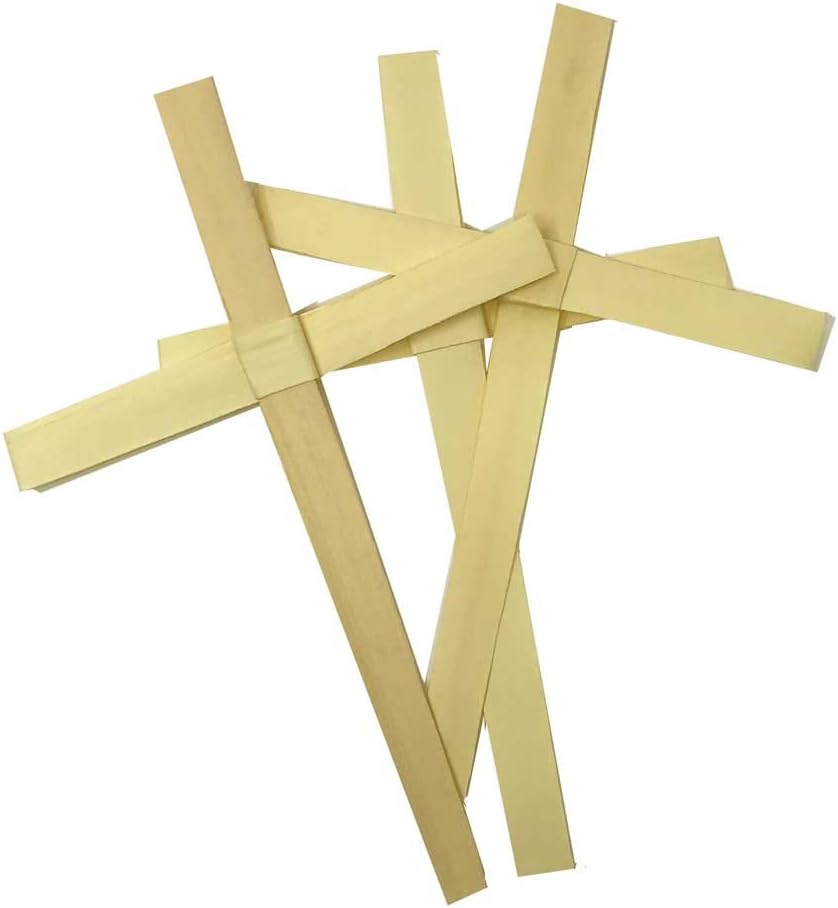 F.A. Dumont Palm Sunday Palm Crosses - Pack of 50, 9.5" Tall Wall Crosses for Living Room