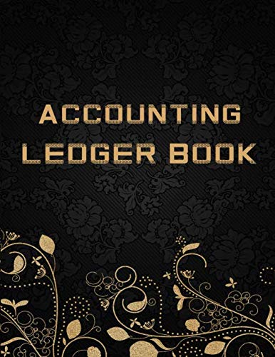 Accounting ledger book :Simple Cash Accounts for Small Business Journal Log 6 Column Account Record Book Journal Notebook (110 pages)