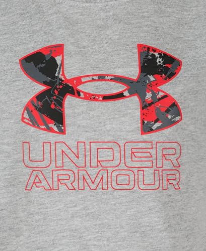Image of Under Armour Boys' Short Sleeve Core Graphic T-Shirt, Lightweight & Breathable, Relaxed Fit