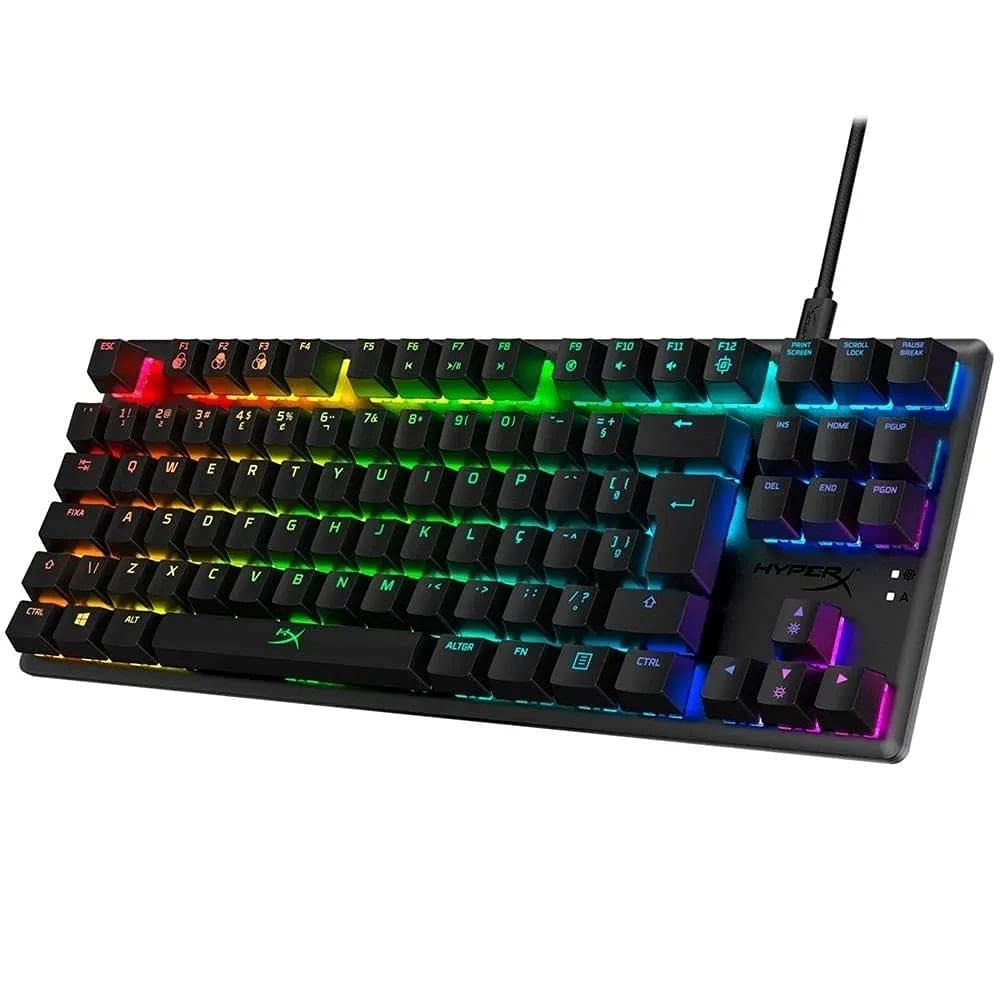 Teclado Mecânico Gamer HyperX Alloy Origins Core, RGB - HX-KB7RDX