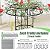 Quibbay Garden Trellis for Climbing Plants Outdoor, 65 Inch Mushroom Top Trellis for Climbing Plants, Plant Trellis Support for Potted Plants Climbing Vine Rose Clematis Vegetable Trellis, 1 Pack