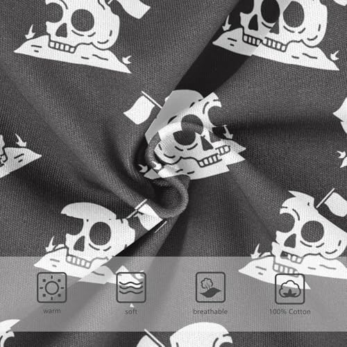 Cotton Little Boys Briefs Soft Gothic Skeleton Toddler Underwear3