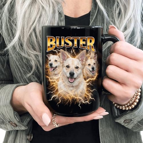 Taza personalizada para perros con foto miniatura 4