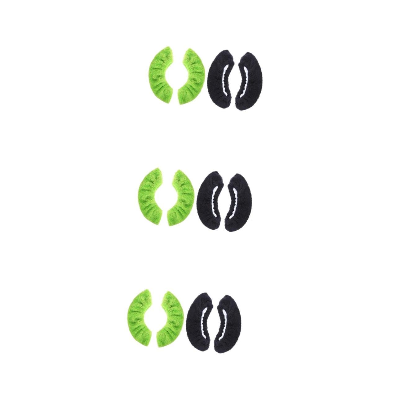 YARNOW 6paires Housses Éponge Absorbantes pour Lames De Patin à Glace Élastique Peluche pour Patinage Artistique Et Hockey