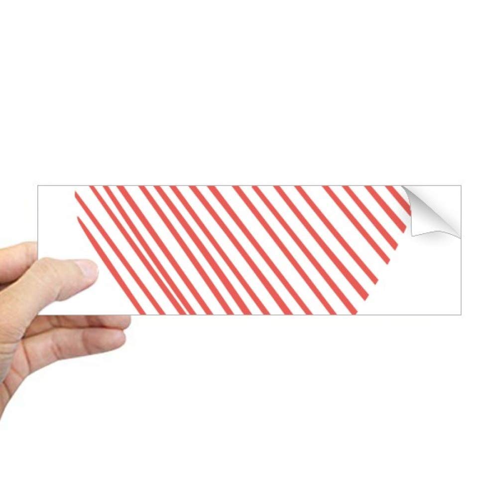 Sticker rectangulaire autocollant pour fenêtre à motif cœurs rouges décoratif