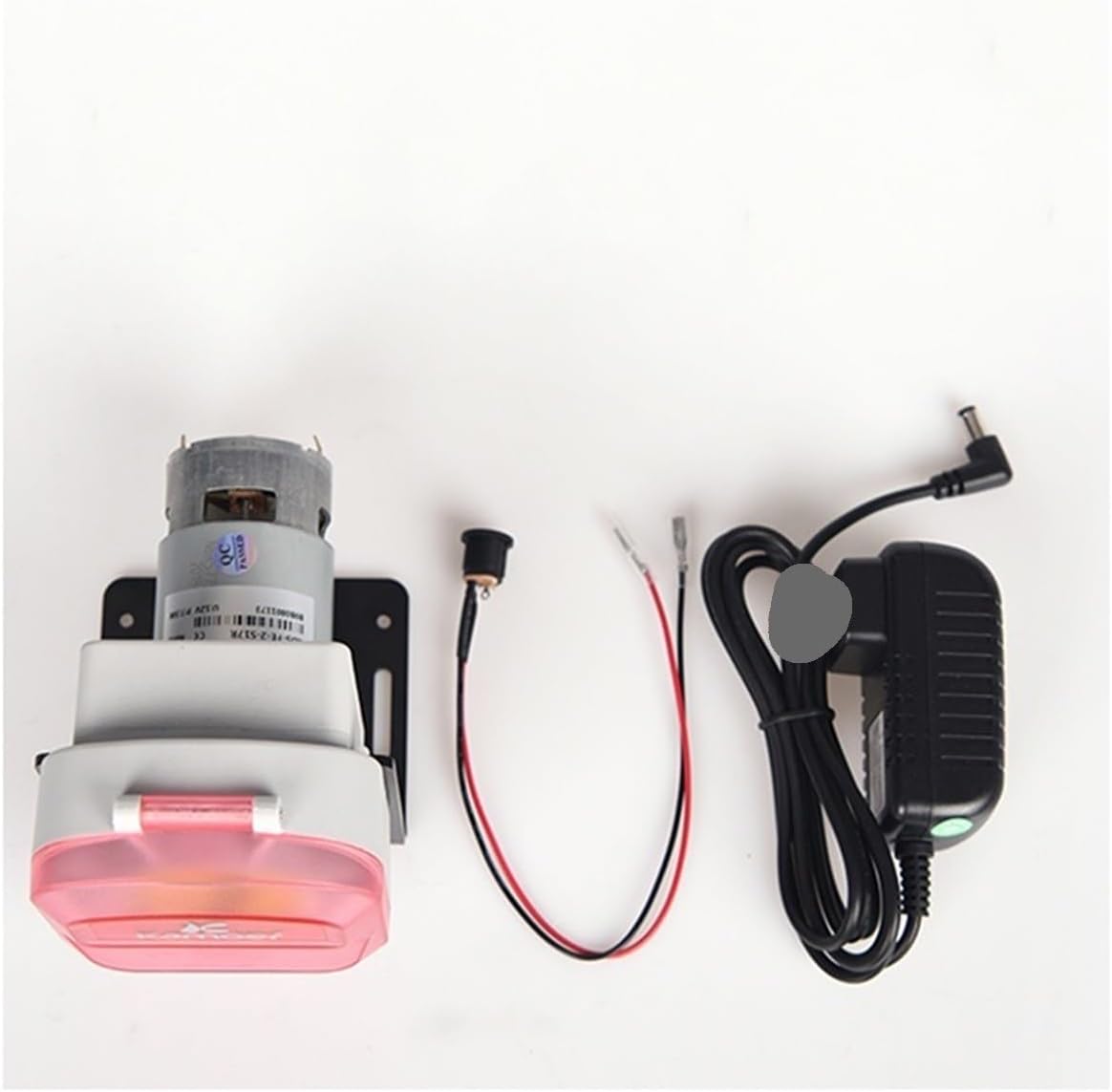 Power Pumps 12v 24v Large Flow Peristaltic Pump, Small circulating self-Priming Pump Pump Accessories (Size : B17b-power Supply)