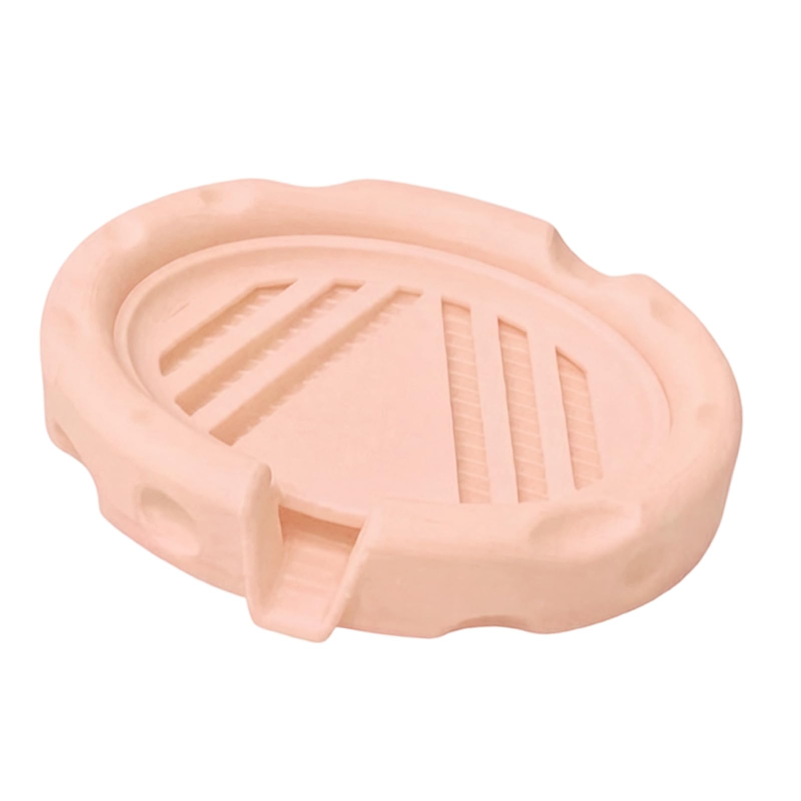 Oxxggkao Lovely Cheese Shape Soap Tray with Drainage Hole Modern Soap Tray for Bathroom Countertop Storage Organization Accessory Cheese Shape