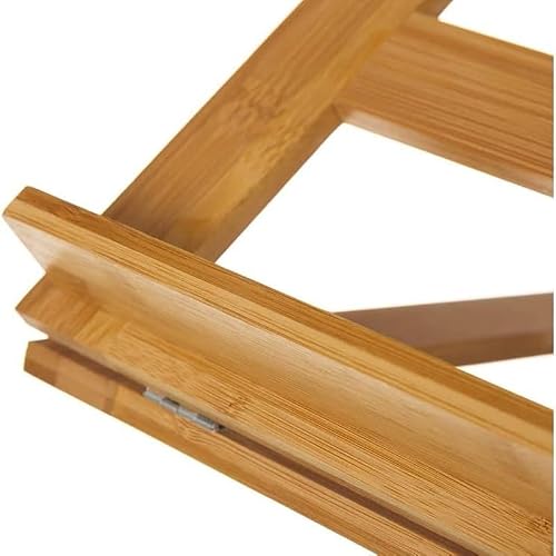 Miniatura 2 de Cablepelado Atril De Escritorio Ajustable, Stand De Lectura De Madera, Base Inclinable Para Libros Y Dispositivos, 34,5 X 26 Cm, 4 Ángulos, Capacidad Hasta 10 Kg