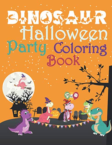 Dinosaur Halloween Party Coloring Book: Dinosaur Halloween Activity Book For Kids | Coloring, Dot To Dot, Cute and Fun Dinosaur Coloring Book for Kids ... and Birthday Childrens Activity Books. image 3