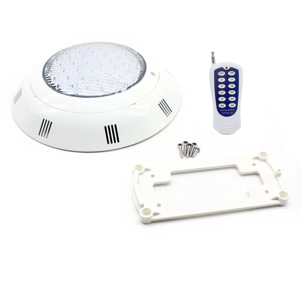 LED RGB Unterwasser Scheinwerfer Poollicht Poollampe Schwimmbad Einbau Pool Licht Beleuchtung Poolbeleuchtung Teichbeleuchtung Funkfernbedienung Dekorationsleuchte für Aquarium Pool (36W)