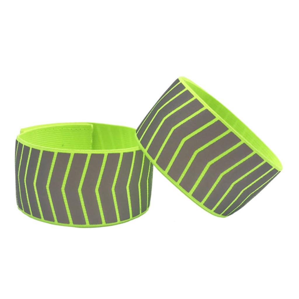 Toddmomy Deportivo Reflectante De Seguridad para Correr Iluminado Verde Fluorescente para Hombre