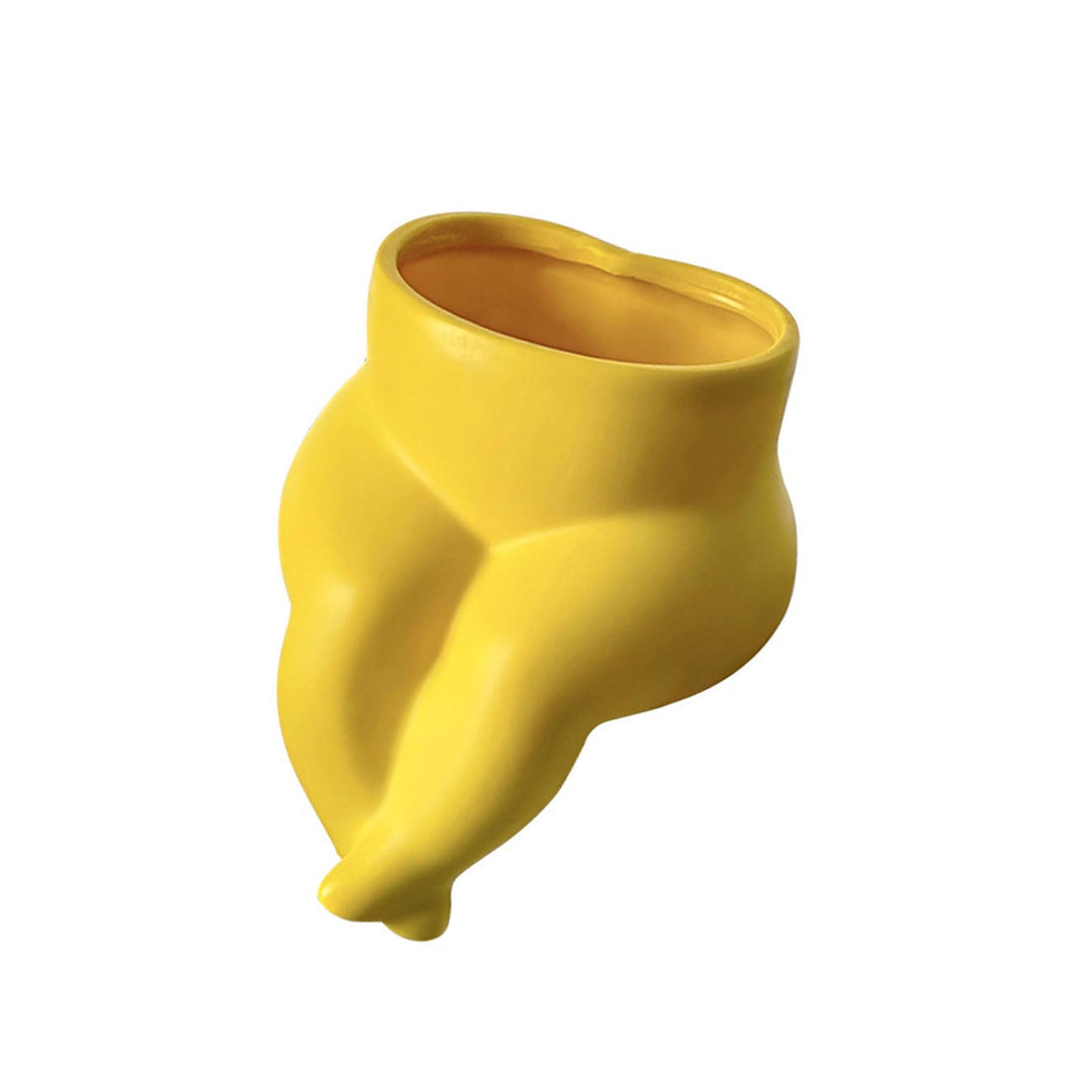 Plump Legs Resin Flower Vases Unique Sculptural Desktop Storage Decoration for Living Room Bedroom Decoration Flower Vases