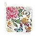 Michel Design Works Cotton Potholder, Peony