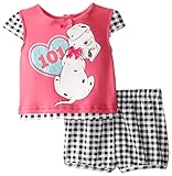 Disney Baby Baby-Girls Newborn Dalmatians 2 Piece Diaper Set, Multi, 0-3 Months