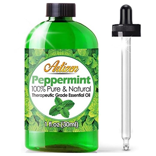 Peppermint Essential Oil (100% Pure & Natural - UNDILUTED) Therapeutic Grade