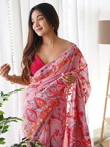NEOPOL pink kanjivaram silk saree – image 5