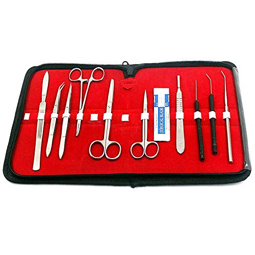 PRECISE CANADA: New 20 PCS Advanced Biology LAB Anatomy Student Dissecting Dissection KIT Set ! LAB Teacher Choice ! with Scalpel Knife Handle Blades #20 + #21 New