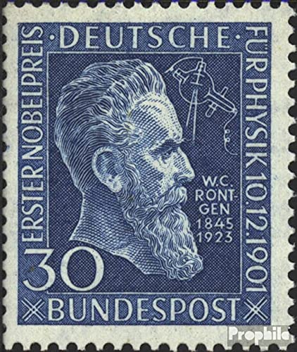 FRD (FR.Germany) 147 (complete.issue.) tested 1951 Conrad Röntgen (Stamps for collectors) Health