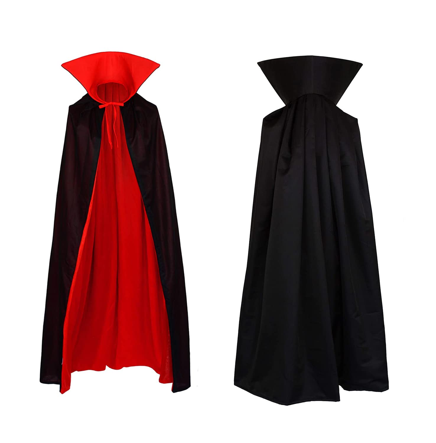 YKKJ Mantello Da Vampiro Di Halloween,Mantello Con Cappuccio,per Bambini Ragazze Ragazzi Cosplay Festival Party(140cm - 9
