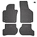 Produktbild Gummimatten Auto Fussmatte passt für SEAT Leon II 2005-2012/ SEAT Toledo III 2004-2009/ Skoda Octavia II 2004-2013/ Skoda Yeti 2009-2017/ Volkswagen Golf V 2003-2009/ Volkswagen Golf VI 2008-2016/ Vol