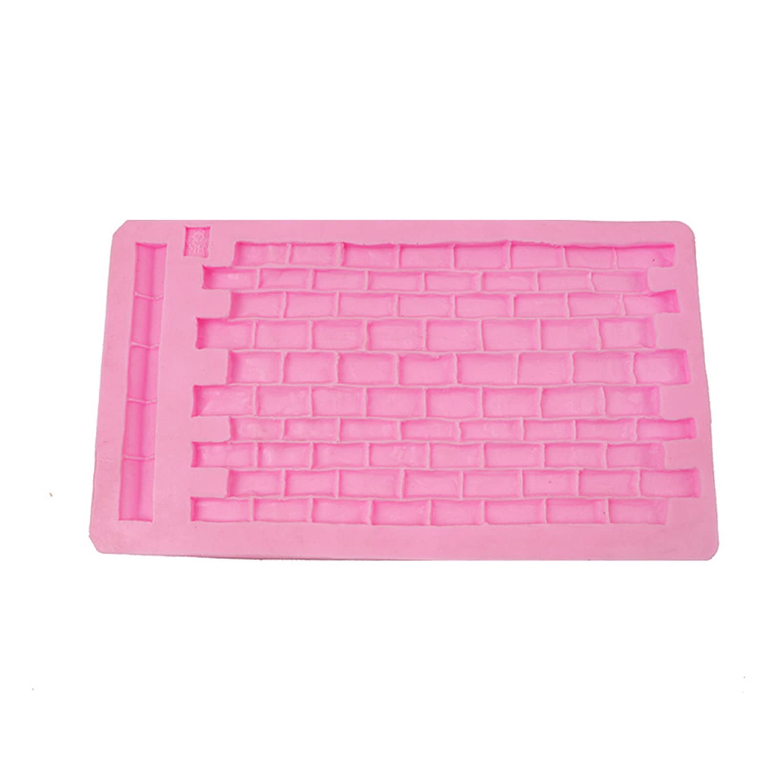Maxtonser 3D Brick Wall Texture Silicone Flexible Food Safe Mould Clay Resin Ceramics Candy Fondant Candy Chocolate Soap Mould