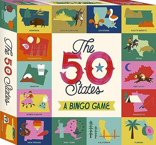 The 50 States Bingo Game: A Bingo Game for Explorers