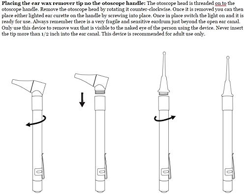 Ear Gator Led Lighted Ear Curettes Plus Hard Case-Third Generation Dr Mom Slimline Stainless Led Pocket Otoscope Includes True View Full Spectrum Led And Pocket Clip #TOP3