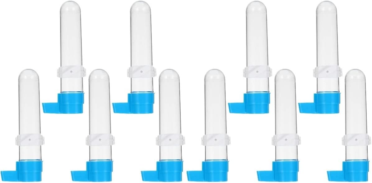 balacoo 10pcs Cockatiel Drinker Water Fountain Ml Bottle
