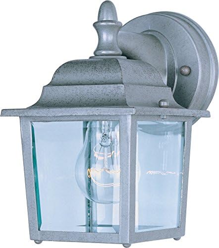 Maxim Lighting 1025PE Mount Builder Cast 1-Light Outdoor Wall Lantern, Pewter