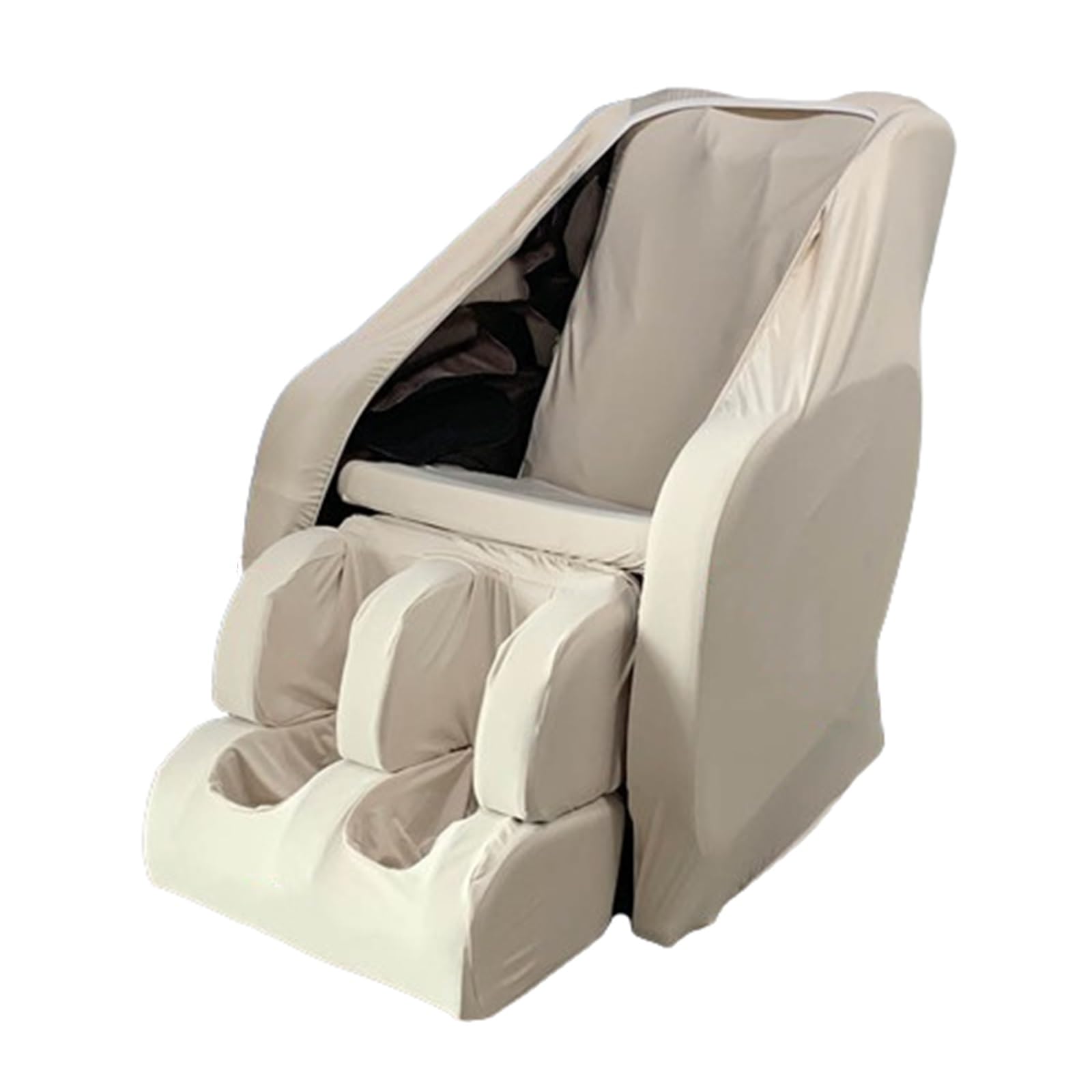 Massagesessel Schutz Bezug,Strecken Stoff Massagesessel Uberzug Staubdichter SchutzhüLle Universell Massagesessel All-Inclusive Abdeckung füR(White,Package3)