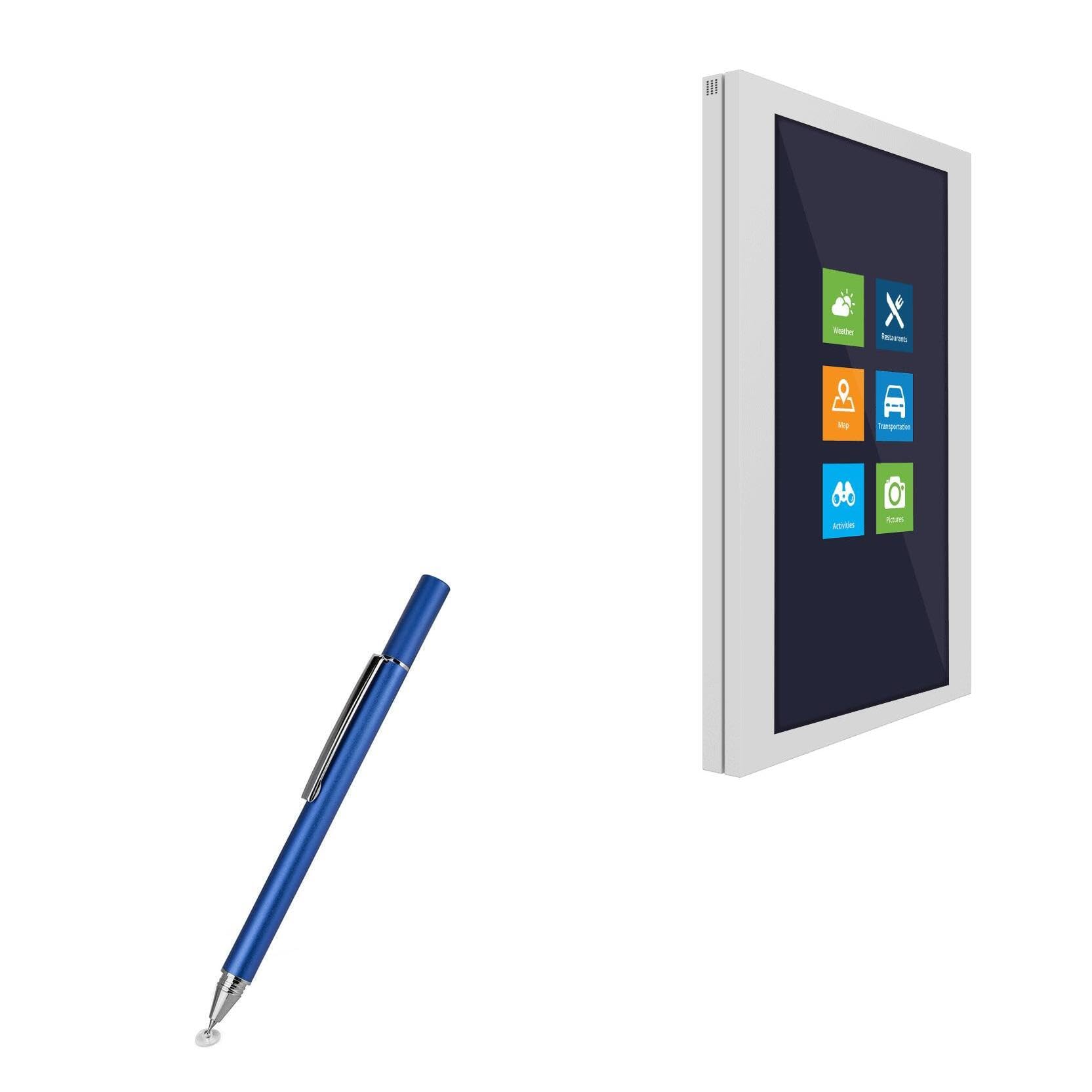 BoxWave Stylus Pen Compatible with Meridian Presenza (55 in) - FineTouch Capacitive Stylus, Super Precise Stylus Pen - Lunar Blue