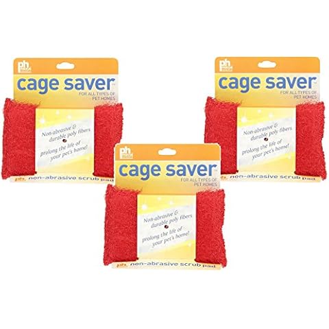 Prevue Hendryx (3 Pack) Cage Saver Scrub Pads Cover