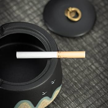 Amazon.co.jp: アッシュトレイ 灰皿 セラミック 山の柄 スモーク用品