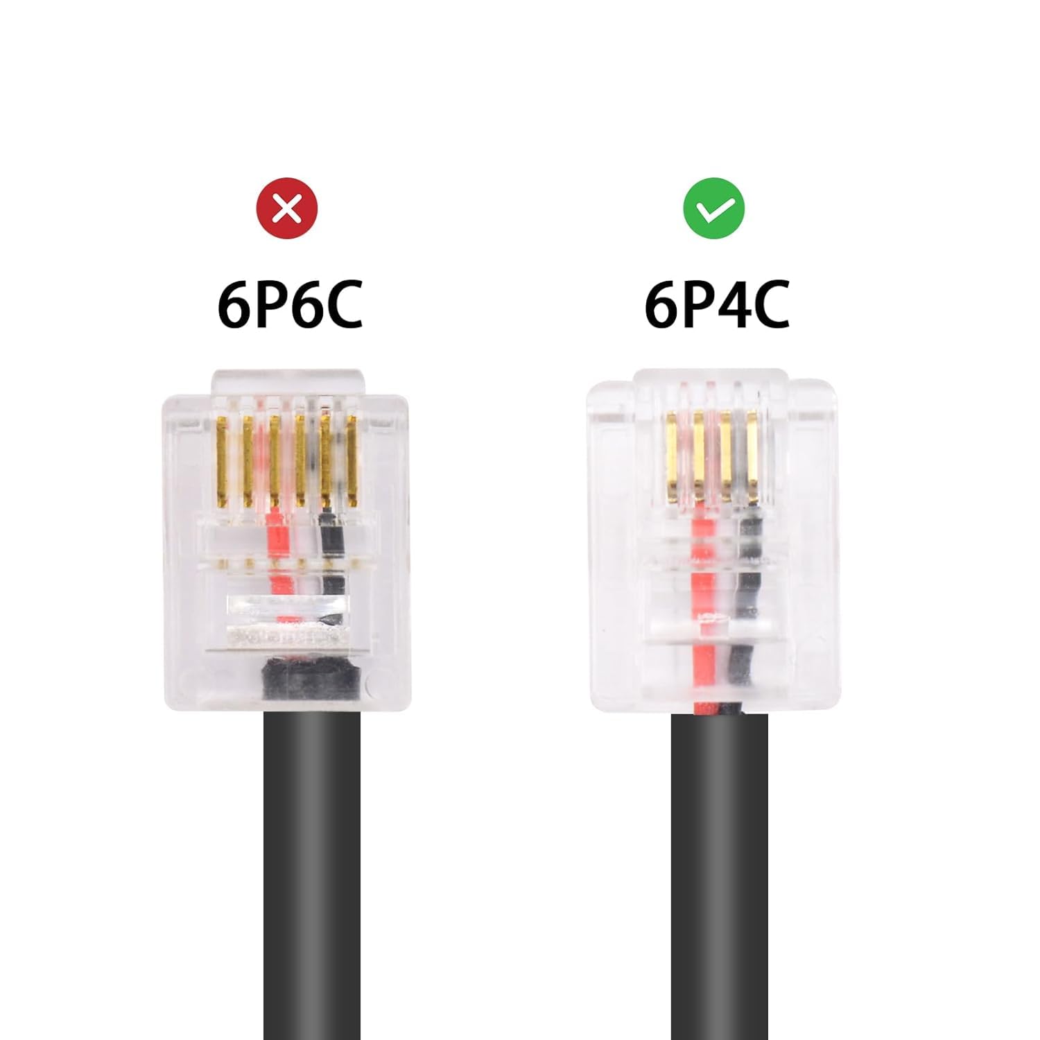 DB9 RS232 To RJ11 6P4C Serial Console Cable for AP7800 AP7900 940-0144A, Plug and Play, 6 Feet