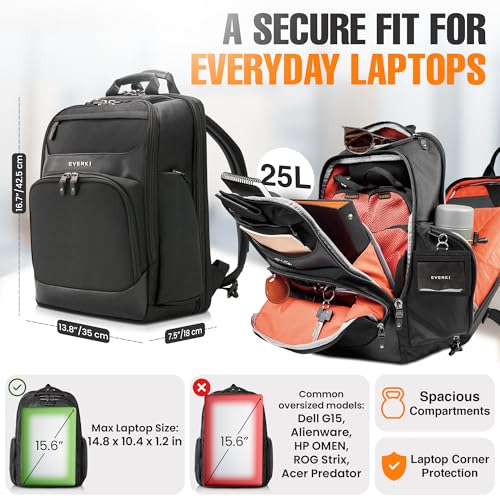 Image of Everki Onyx Premium Business Executive Laptop Backpack